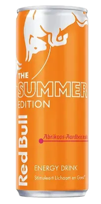 Redbull Oranje Abrikoos-Aarbeismaak